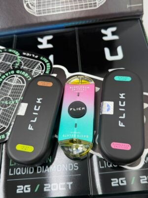 Flick Weed Pen 2G Bubblegum Zkittlez (Indica) X Bacio Gelato (Hybrid)