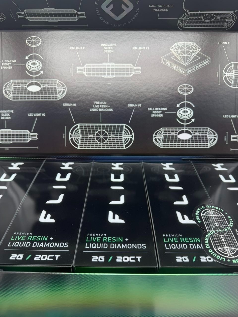 Flick Dual Disposable 2G White Truffle (Indica) X Orange Creamsicle (Sativa) Flick Dual Disposable 2G White Truffle (Indica) X Orange Creamsicle (Sativa)