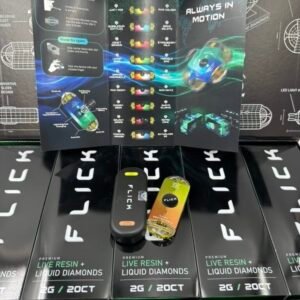 Flick Vape Pen 2G Strawberry Milk (Hybrid) X Honey Banana (Indica)